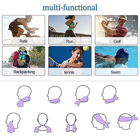 Cooling Sports Towel - Pink