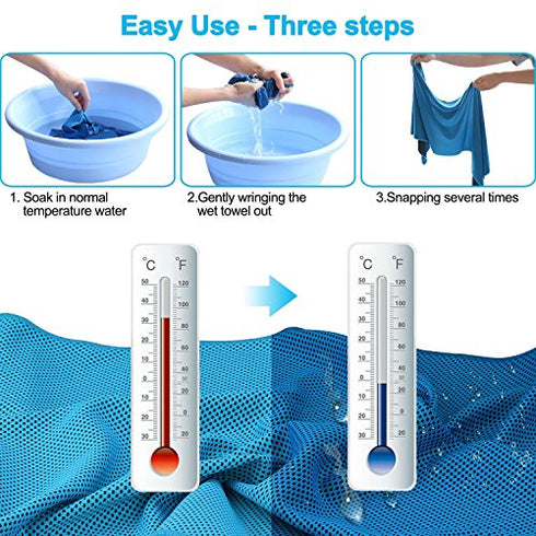 Cooling Sports Towel - Blue