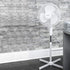 16" Pedestal Fan - White
