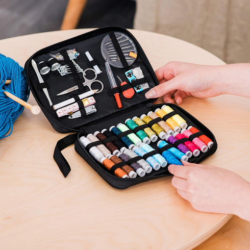 96 Pcs Portable Travel Sewing Kit with Case