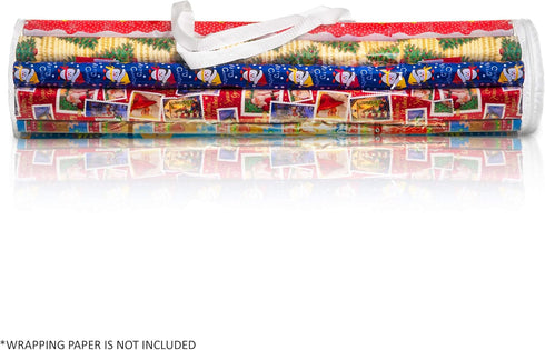 Wrapping Paper Storage Bag Gift Wrap Organiser for Christmas, Birthday & Easter Rolls