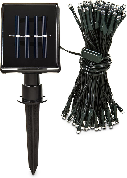 Hillington 100 LED Solar String Lights – Multi-Coloured Fairy Lights