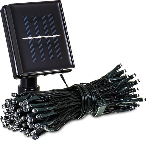 Hillington 100 LED Solar String Lights – Multi-Coloured Fairy Lights