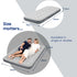 airzzZ Inflatable Flocked Airbed - Quick Inflation & Deflation - Grey Double