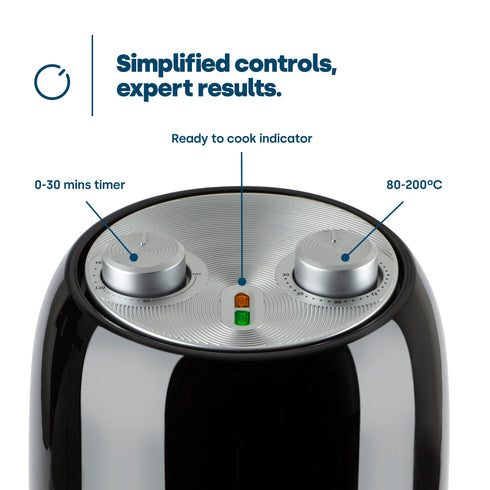 2L Air Fryer - Black