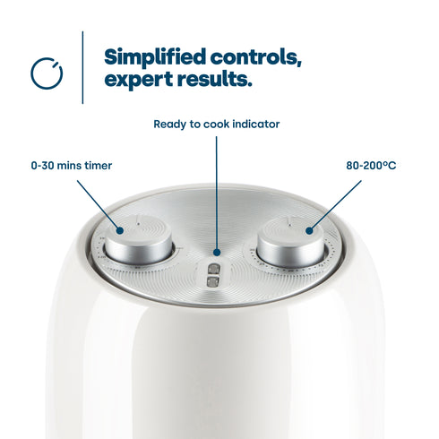 2L Air Fryer - White