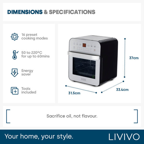 12L Mini Oven & Air Fryer