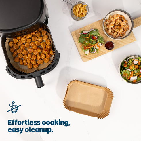 100 Disposable Air Fryer Liners - Square