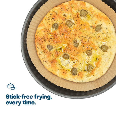 100 Disposable Air Fryer Liners - Round