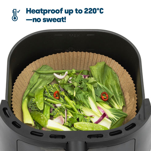 100 Disposable Air Fryer Liners - Round