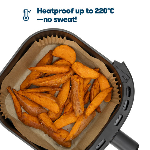 100 Disposable Air Fryer Liners - Square