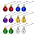 Mini Decorative Christmas Baubles - Multicoloured