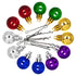 Mini Decorative Christmas Baubles - Multicoloured
