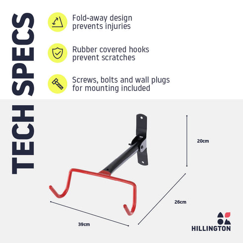 Wall Mounted Folding Bike Rack