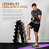 Wobble Stability Disc Balance Cushion with Pump - Grey