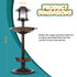 Bird Solar Light Bird Bath & Planter