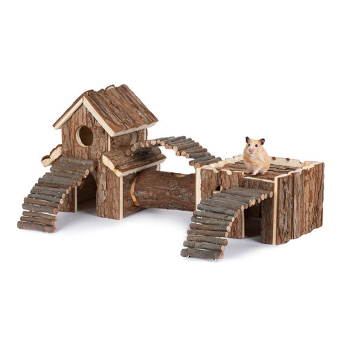 Petlicity Wooden Hamster Play House