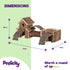 Petlicity Wooden Hamster Play House