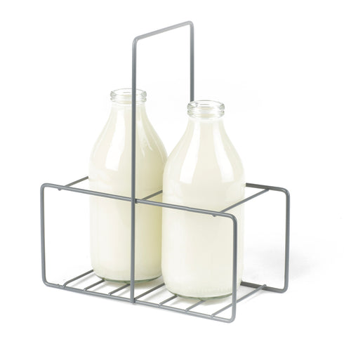 Wire Milk Bottle Holder - 2 BTL