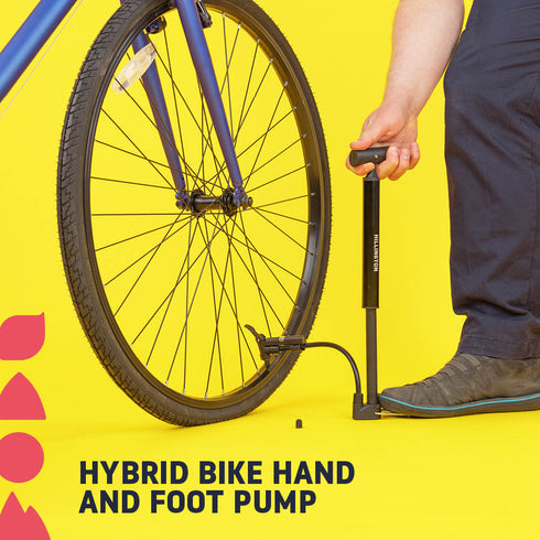 Hybrid Bike Hand and Foot Pump - Black