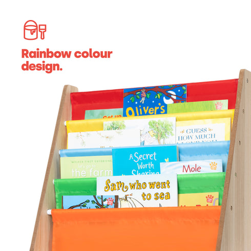 Childrens Bookcase - Rainbow