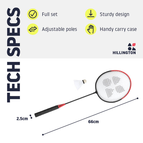 4-Player Badminton Set