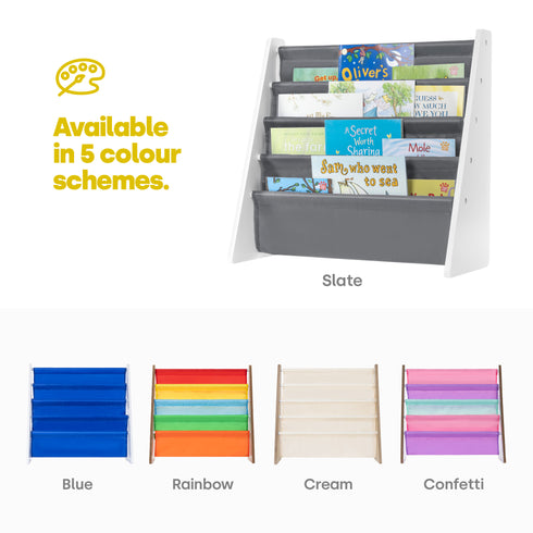 Childrens Bookcase - Slate