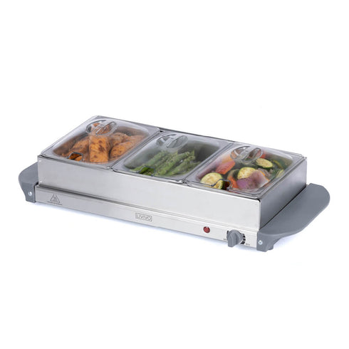 Buffet Server & Plate Warmer - 3 Tray