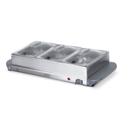 Buffet Server & Plate Warmer - 3 Tray