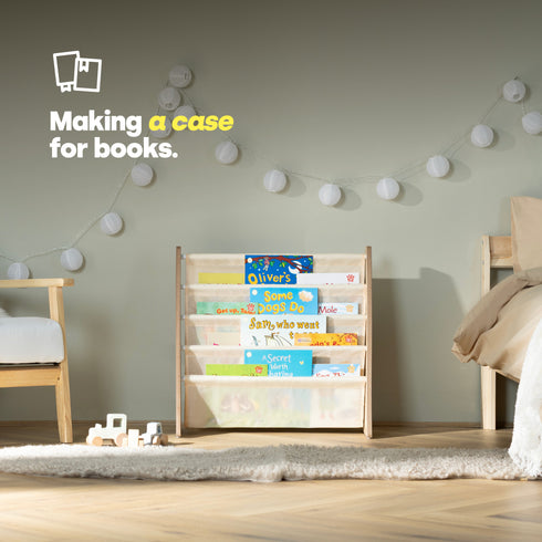 Childrens Bookcase - Cream