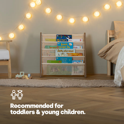 Childrens Bookcase - Cream