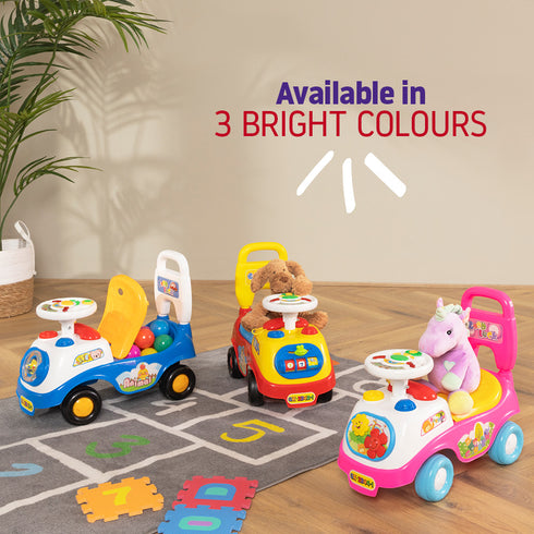 Baby Ride on Car Walker - Red