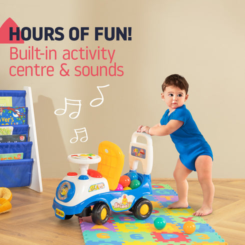 Baby Ride on Car Walker - Blue