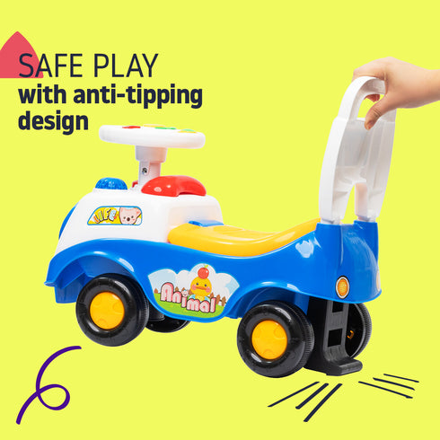 Baby Ride on Car Walker - Blue