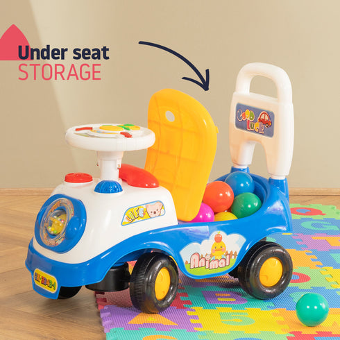 Baby Ride on Car Walker - Blue