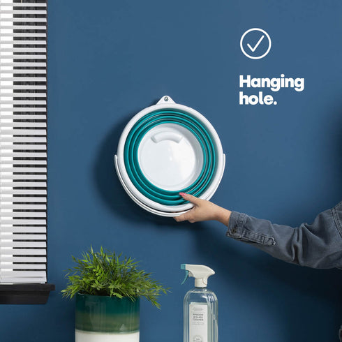 Collapsible Bucket - Turquoise