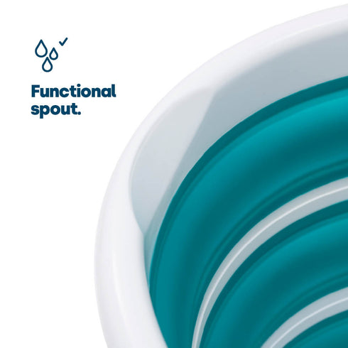 Collapsible Bucket - Turquoise