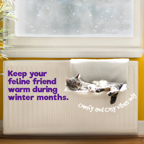 Cat Radiator Bed - Arctic Fleece