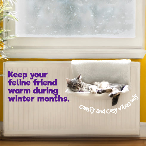 Cat Radiator Bed - Arctic Fleece