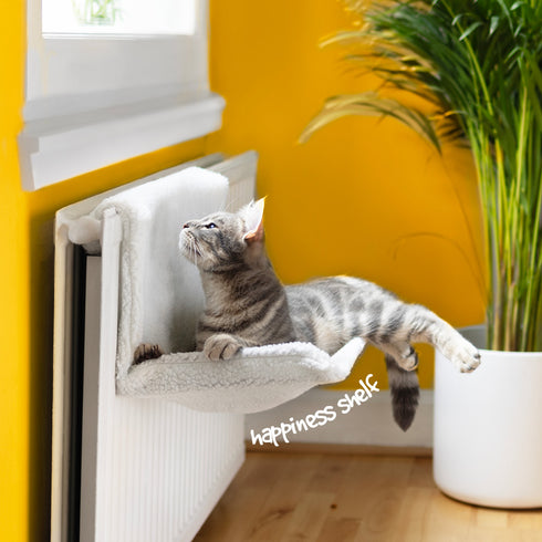 Cat Radiator Bed - Arctic Fleece