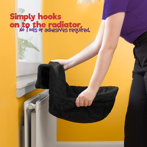 Deluxe Cat Radiator Bed - Black