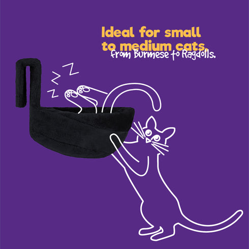 Deluxe Cat Radiator Bed - Black