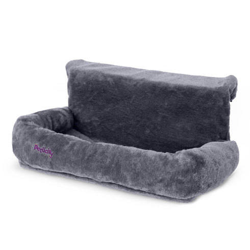 Snuggle Padded Cat Radiator Bed - Grey