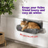 Snuggle Padded Cat Radiator Bed - Grey
