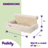 Snuggle Padded Cat Radiator Bed - Beige