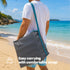 LIVIVO Insulated Cooler Bag with Free Freezer Block - 28L Capacity for Picnic Beach Travel