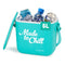 LIVIVO Cool Box 5L Lightweight Portable Foam Insulation Carrying Strap - Turquoise