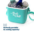 LIVIVO Cool Box 5L Lightweight Portable Foam Insulation Carrying Strap - Turquoise