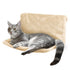 Petlicity Warm and Cosy Pet Cat and Dog Radiator Bed - Strong and Durable - Beige