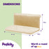 Petlicity Warm and Cosy Pet Cat and Dog Radiator Bed - Strong and Durable - Beige